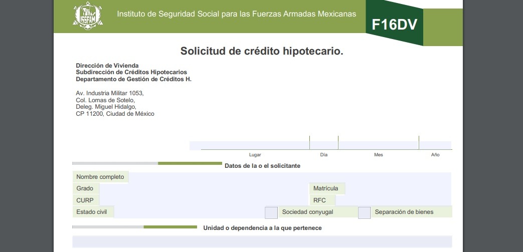 Cómo Solicitar Un Crédito Hipotecario En El Issfam 4904